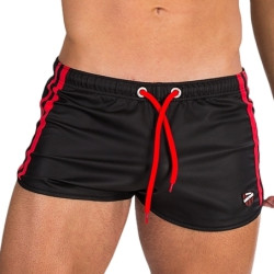 Barcode Berlin Short BYRON Laboratory Noir-Rose